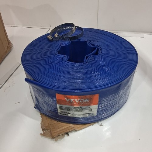 VEVOR DISCHARGE AND BACKWASH HOSE - 4" X 100FT - BLUE (MODEL: TLP04100X100FT01) image 2