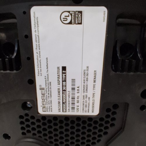 BISSELL LITTLE GREEN HYDROSTEAM PORTABLE DEEP CLEANER - BLACK (MODEL: 3618B) image 7
