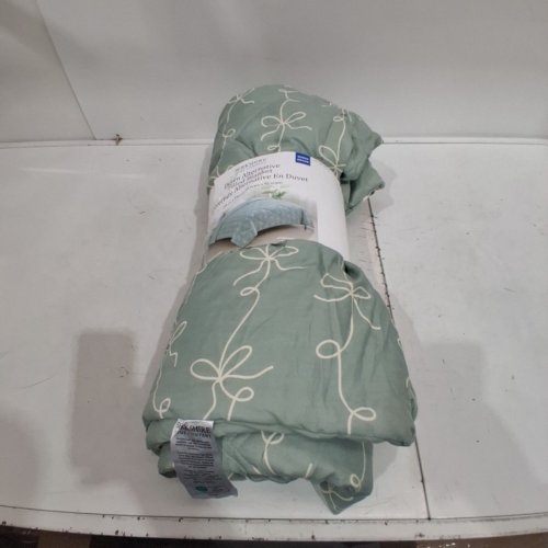 BERKSHIRE HOME COMPANY DOWN ALTERNATIVE FILLED BLANKET - QUEEN - GREEN (MODEL: 8963506) image 3