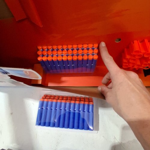 ZURU XSHOT INSANITY MAD MEGA BARREL WITH 72 DARTS image 4