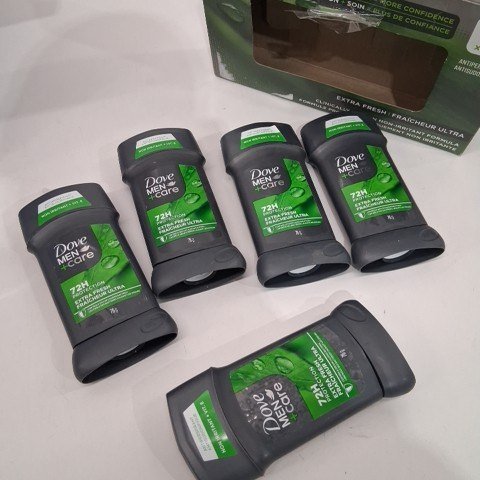 5PK DOVE MEN+CARE EXTRA FRESH 72 HOUR NON IRRITANT MOISTURIZING DEODORANT STICK - 76G EACH image 2