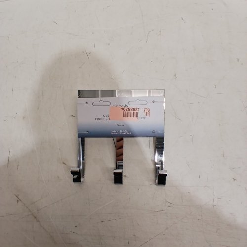 ERA OVER-THE-DOOR HOOK RACK - 6.5" X 3" X 7" - CHROME (MODEL: WC6614CH) image 2
