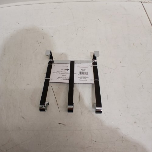 ERA OVER-THE-DOOR HOOK RACK - 6.5" X 3" X 7" - CHROME (MODEL: WC6614CH) image 3