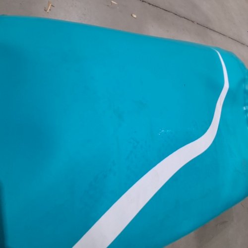 MARCELLO INFLATABLE STAND UP PADDLE BOARD AND ACCESSORY KIT - 10.5"X33" - TURQUOISE MANTA image 7