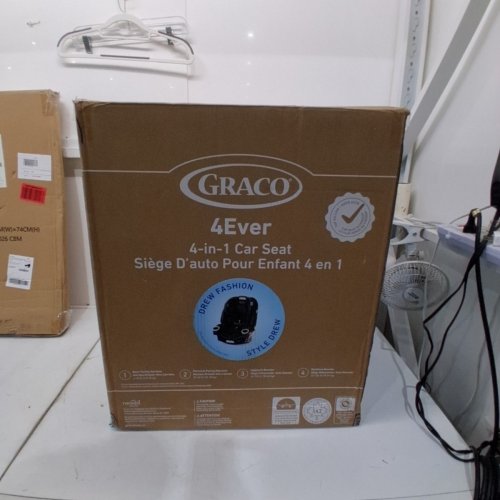 GRACO 4EVER 4-IN-1 CONVERTIBLE WASHABLE CAR SEAT - 4-120LBS MAX - BLACK (MODEL: 2168323) image 7