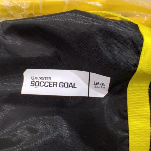 SKLZ QUICKSTER ULTRA-PORTABLE QUICK SETUP SOCCER GOAL - 12FT X 6FT - BLACK/YELLOW (MODEL: ‎3299) image 3