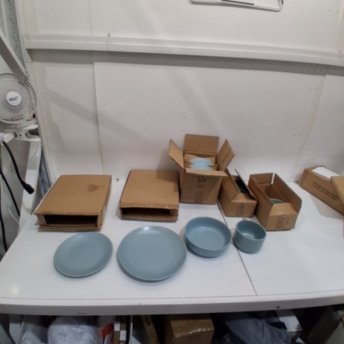 16PC STRAWBERRY STREET DINNERWARE SET - MINERAL MATTE BLUE (MODEL: WM-16-MINBLU) image 3