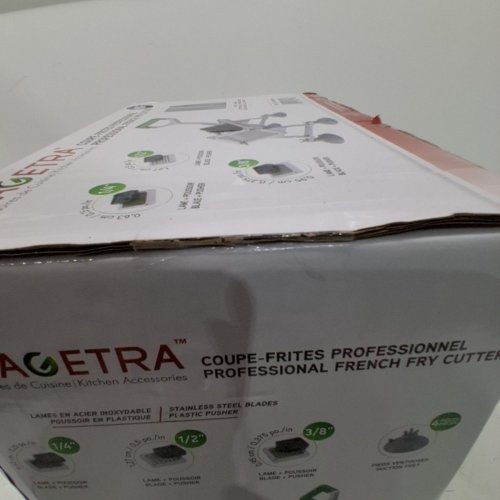 SAGETRA FRENCH FRY PRESS CUTTER WITH ACCESSORIES - STEEL/GREEN - (MODEL: 5710300) image 3