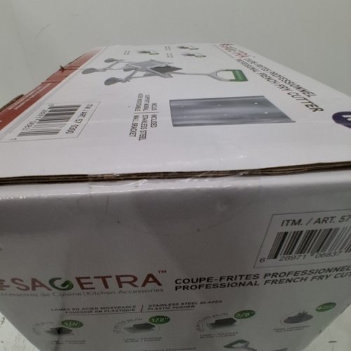 SAGETRA FRENCH FRY PRESS CUTTER WITH ACCESSORIES - STEEL/GREEN - (MODEL: 5710300) image 4