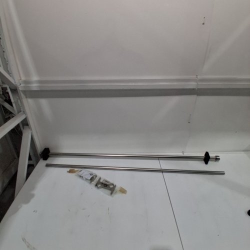 LONG CURTAIN RODS - SILVER image 3