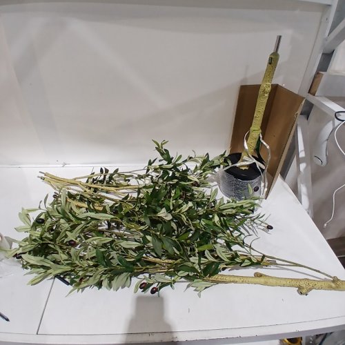 REALEAD FAUX OLIVE TREE - 6FT image 2