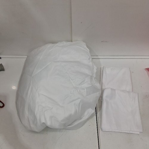 3PC PROTECTIVE MATTRESS AND PILLOW COVERS - KING - WHITE image 3