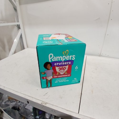 76PK PAMPERS CRUISERS 360° 100% LEAKPROOF GAP-FREE FIT DIAPERS - SIZE 6 image 2