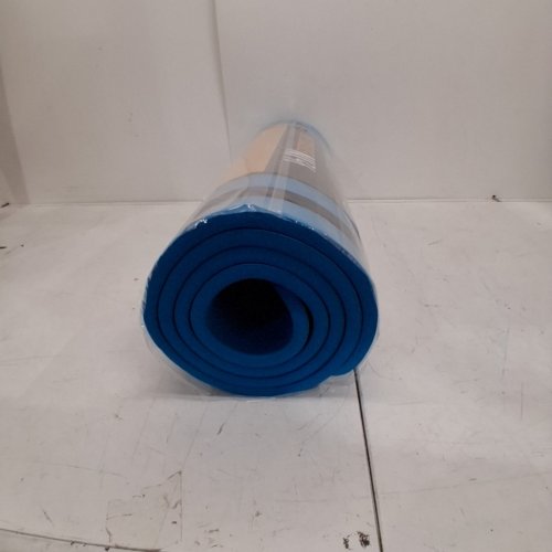 CAP BARBELL HIGH DENSITY EXERCISE YOGA MAT WITH STRAP - 1/2" X 24"X 68" - TEAL (MODEL: MTIS-6523-12TL) image 4