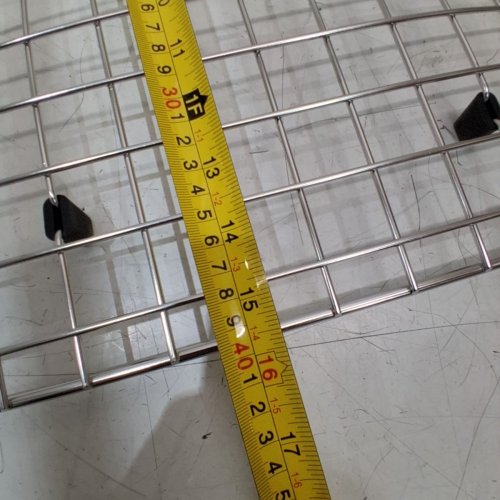 SINK GRID PROTECTOR FOR REAR DRAIN - 27.5" X 15.5" - SILVER image 3