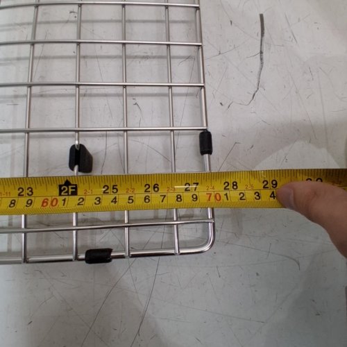SINK GRID PROTECTOR FOR REAR DRAIN - 27.5" X 15.5" - SILVER image 4