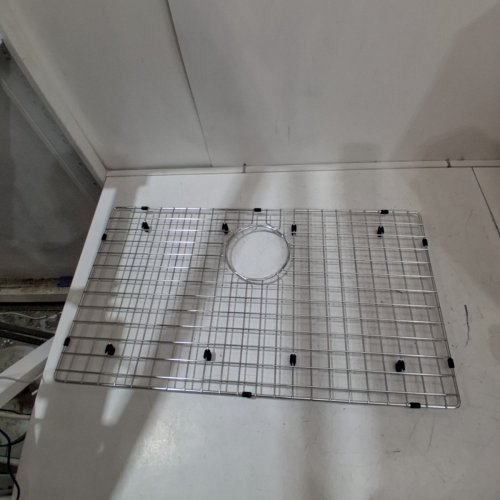 SINK GRID PROTECTOR FOR REAR DRAIN - 27.5" X 15.5" - SILVER image 5