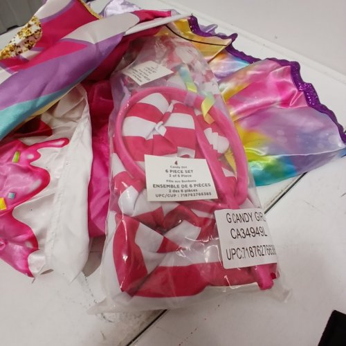 6PC GIRLS GOODMARK CANDY GIRL COSTUME - LARGE (10-12) - ASSORTED COLOURS (STYLE: CA84949M) image 3