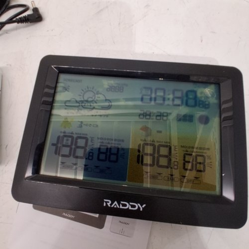 RADDY WIRELESS WEATHER STATION - BLACK (MODEL:WM6) image 2