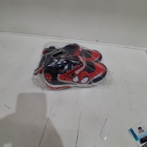 BOYS' MARVEL SPIDER-MAN LIGHT UP SHOES - SIZE 1 - RED AND BLACK image 2