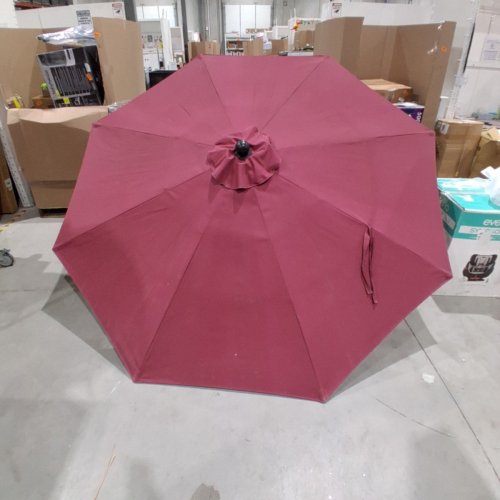 MASTERCANOPY PATIO UMBRELLA - 9FT - BURGUNDY (MODEL: UB03) image 2