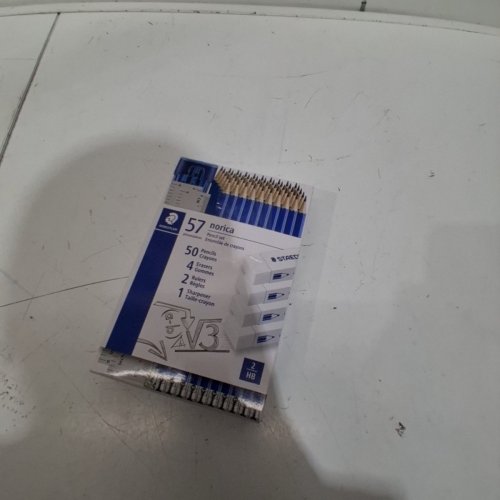 57PC STAEDTLER NORICA PENCIL SET WITH SHARPENER, ERASERS AND RULERS - 2HB - BLUE (MODEL: 2464444) image 3