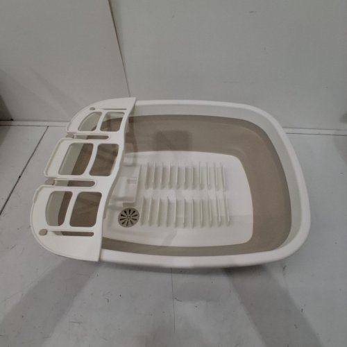 STARFRIT COLLAPSIBLE DISH DRAINER - WHITE / BEIGE image 3