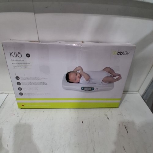 BBLÜV - KILÖ - SMART AND PRECISE DIGITAL BABY SCALE FOR INFANTS AND TODDLERS UP TO 44 LBS - WHITE (MODEL: B0125) image 5