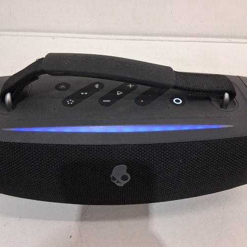 SKULLCANDY BARREL MINI XT PORTABLE BLUETOOTH SPEAKER - 12-HOUR BATTERY, LED LIGHTS, BLUETOOTH 5.3 - BLACK (MODEL: 2SKSK2100)) image 3