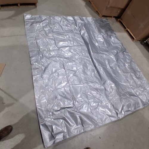2X OUTDOOR CAMPING TARPS - 17.5FT X 9.5FT - GREY image 3