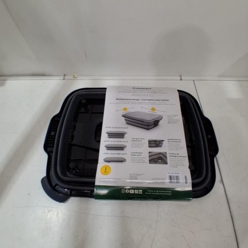 CUISINART 4-IN-1 EXPANDABLE PREP AND SERVE TUB - 4.6GAL - GREY/BLACK (MODEL: 2007043) image 2