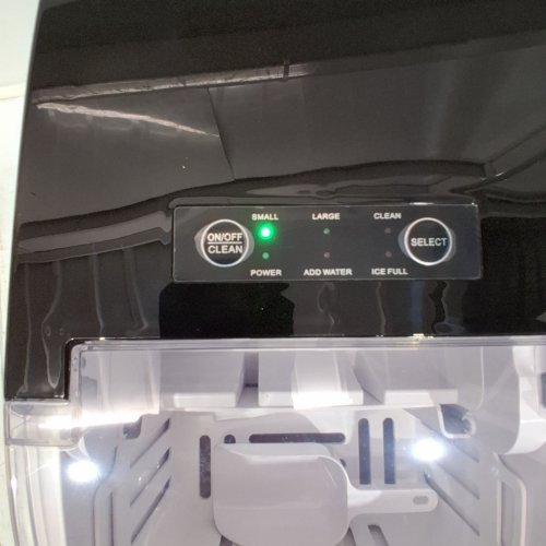 COUNTERTOP ICE MAKER WITH HANDLE AND SCOOP - 26LB - BLACK (MODEL: WBJ-10A) image 2