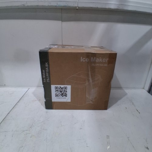 COUNTERTOP ICE MAKER WITH HANDLE AND SCOOP - 26LB - BLACK (MODEL: WBJ-10A) image 5