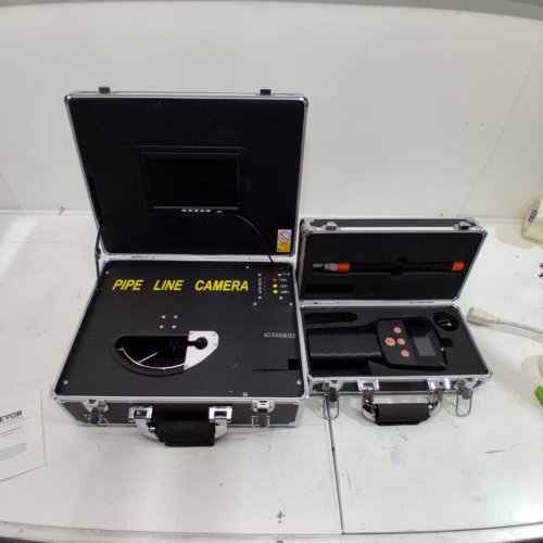 SEWER CAMERA KIT WITH 512HZ LOCATOR - 40M CABLE, 7" DVR DISPLAY, IP68 CAMERA & 12 ADJUSTABLE LEDS (MODEL: H6FTR) image 6