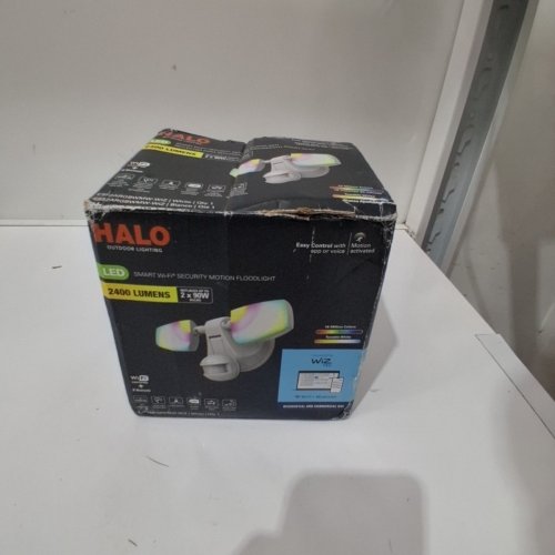 HALO SMART WI-FI SECURITY MOTION FLOODLIGHT - 2400 LM, 120 V - WHITE image 4