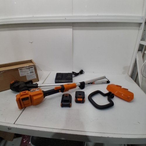 WORX CORDLESS STRING TRIMMER - 40V - 13"- BLACK AND ORANGE (MODEL: WG183) image 3
