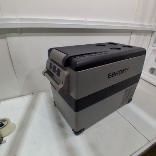 EUHOMY ELECTRIC COOLER CAR REFRIGERATOR WITH BLUETOOTH APP CONTROL - 12V/24V DC - 47QT - BLACK/GREY - (MODEL: CF001-45GR-CAEH) image 5