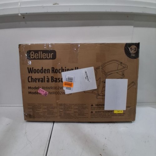 BELLEUR WOODEN ROCKING HORSE - (MODEL : RHWR002WT_B) image 4