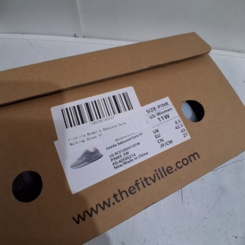 WOMEN'S FITVILLE WIDE WALKING SHOES FOR FLAT FOOT / PLANTAR FASCIITIS RELIEF - SIZE 11W - MULTICOLOURED (STYLE : 00199795180506) image 5