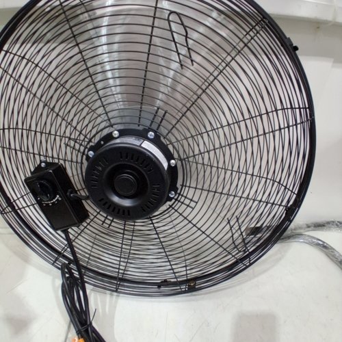 VEVOR INDUSTRIAL HIGH VELOCITY SHOP DRUM FAN - 24" - 120 V - 155W - BLACK (MODEL: HFEANXSTANDMETAL24RC) image 2