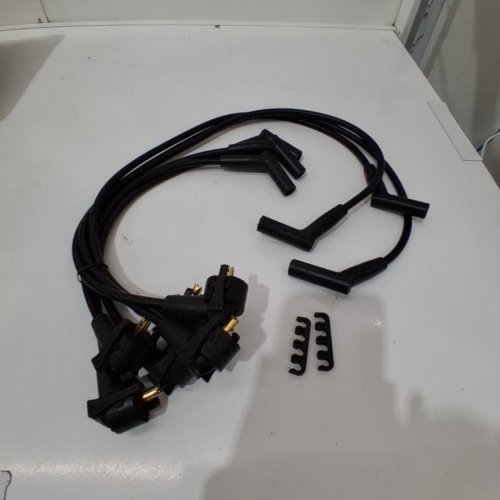 RAREELECTRICAL SPARK PLUG WIRE - FITS 1997-2000 FORD E-150 CLUB WAGON CHATEAU - BLACK image 2