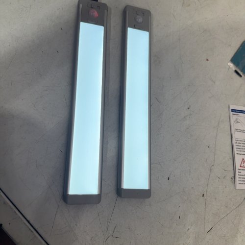2PK MCGOR 40 LED RECHARGEABLE UNDER CABINET DIMMABLE LIGHTS WITH MAGNETIC BASE - 10" (MODEL: GLS-C010) image 2
