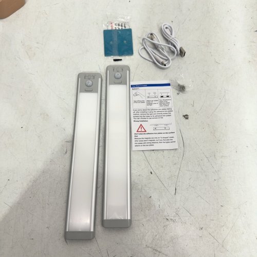 2PK MCGOR 40 LED RECHARGEABLE UNDER CABINET DIMMABLE LIGHTS WITH MAGNETIC BASE - 10" (MODEL: GLS-C010) image 3