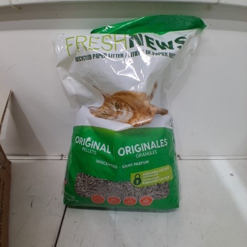 FRESH NEWS RECYCLED PAPER CAT LITTER - 25 LBS image 2