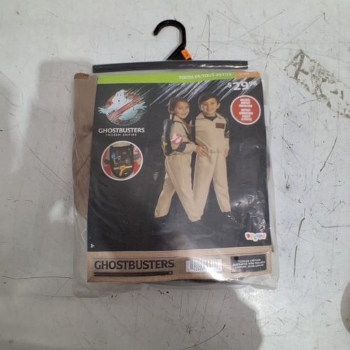 2PC TODDLER DISGUISE GHOSTBUSTERS COSTUME - SIZE 3T-4T - BEIGE/BLACK image 2