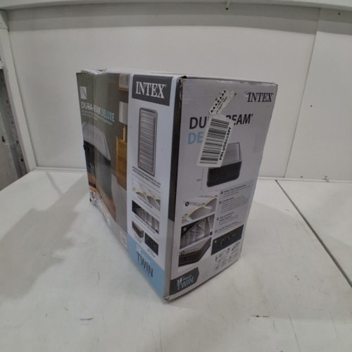 INTEX DURA-BEAM SERIES DELUXE COMFORT PLUSH MID RISE AIRBED WITH INTERNAL ELECTRIC PUMP - 18" HEIGHT - TWIN (MODEL: AP619D/67765ED) image 4