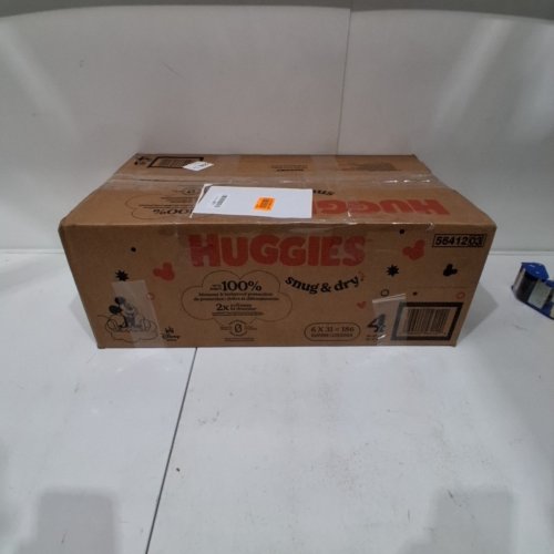 186PK HUGGIES SNUG AND DRY DIAPERS - SIZE 4 image 3
