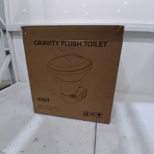 CLIRASS EFFICIENT GRAVITY FLUSH TOILET - WHITE (MODEL: 3702T) image 5
