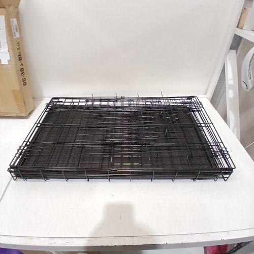 LARGE FOLDING WIRE DOG/PET CRATE - 30: X 19.5" X 16.5" - BLACK (MODEL: MGHH-DC-30D-BLACK) image 3
