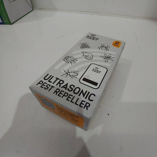 2PK EVER PEST ULTRASONIC PEST REPELLERS - WHITE / ORANGE image 4